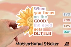 Motivational Quotes Design SVG PNG Product Image 1