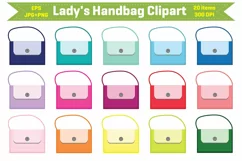 Lady's Handbag Clipart | Handbag Clipart | Purse Clipart Product Image 1