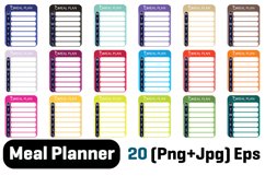 Meal Planner Stickers Product Image 1