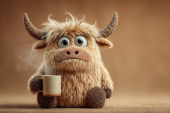 Cute Highland Cow Tea Coffee Break Mug Wallpaper 01 Product Image 1