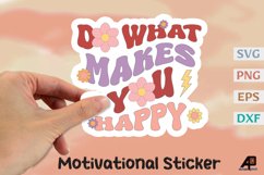 Motivational Quotes Design SVG PNG Product Image 1