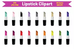 Lipstick Clipart | Makeup Clipart | Fashion Clipart Product Image 1