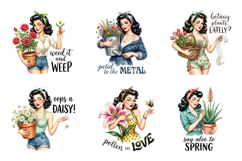 Funny Retro Gardening Sublimation PNG Bundle Product Image 10
