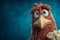 Cute Chicken And Pop Corn Wallpaper 18 Product Image 1