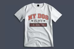 My Dog is my Valentine SVG PNG Product Image 2