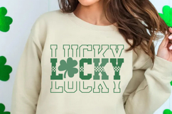 Lucky SVG Cut File | St Patricks Day SVG | T Shirt Design Product Image 3