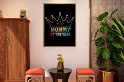 Mommy Of The Year | Mother's Day Sublimation SVG EPS PNG Product Image 2