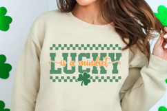 St Patrick's Day SVG | Typography T Shirt Design | Lucky SVG Product Image 3