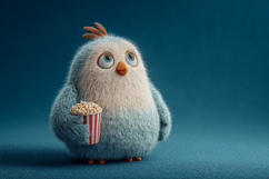 Cute Chicken And Pop Corn Wallpaper 02 Product Image 1