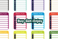 Meal Planner Stickers Product Image 2