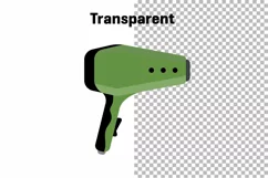 Hair Dryer Clipart | Fashion Printable Stickers | Commercial Product Image 2