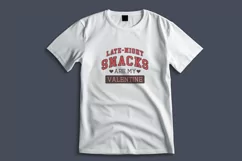 Late Night Snacks are my Valentine SVG PNG Product Image 2