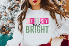 Messy And Bright SVG | Funny Christmas SVG Design Product Image 2