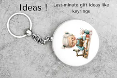Cute Grandma Crafting Clipart PNG for DIY and Cards Product Image 5