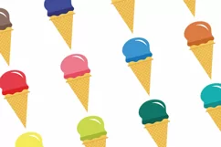 Ice Cream Clipart | Food clipart | Cute Summer Clipart Product Image 3