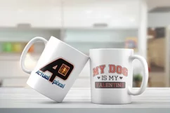 My Dog is my Valentine SVG PNG Product Image 3