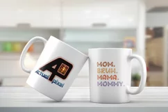Mom Bruh Mama Mommy Mothers day SVG PNG Product Image 3