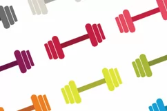 Dumbbell Clipart - Gym Icon clipart - Gym Tool Clipart Product Image 3