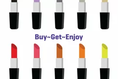 Lipstick Clipart | Makeup Clipart | Fashion Clipart Product Image 3