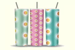 20 Oz & 30 Oz Skinny Tumbler Daisy Flower Design Product Image 3