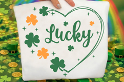 Lucky Heart SVG | St Patricks Day T Shirt Design Product Image 3