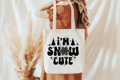 I'm Snow Cute | Funny Christmas PNG | Pink Snow SVG Design Product Image 4