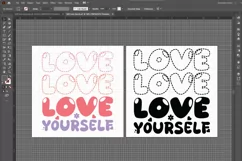 Self Love Quote PNG SVG Design - Love Yourself Product Image 6