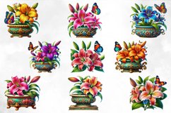 Watercolor Lily Clipart Bundle Product Image 3