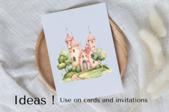 Fairy Tale Castle PNG Fantasy Clipart for Princess Designs Product Image 3