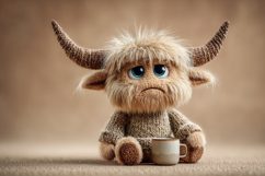 Cute Highland Cow Tea Coffee Break Mug Wallpaper 08 Product Image 1