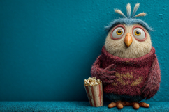 Cute Chicken And Pop Corn Wallpaper 09 Product Image 1