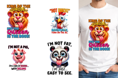 Funny Animal Sublimation PNG Design Product Image 2