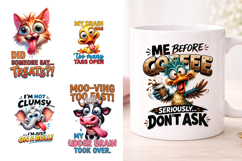 Funny Animal Sublimation PNG Design Product Image 4