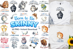 Funny Trans-Slender Fat Animal PNG Bundle Product Image 1