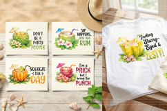 Funny Tropical Drink Quotes PNG Bundle, Cocktail Sublimation Product Image 5