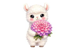 Cute Spring Baby Animal Watercolor Clipart Bundle Product Image 3