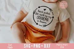 Hand Picked For Earth By My Grandma In Heaven SVG Product Image 2
