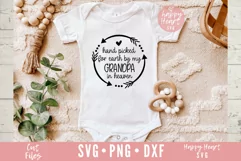 Hand Picked For Earth By My Grandpa In Heaven SVG Product Image 1