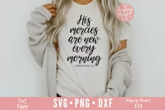 His Mercies Are New Every Morning SVG / Christian SVG Product Image 1