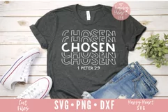 Chosen SVG / Christian SVG / Faith SVG Product Image 1