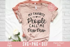 My Favorite People Call Me Maw Maw SVG Product Image 1