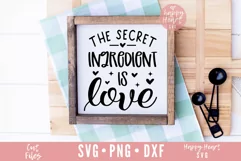 The Secret Ingredient Is Love SVG / Pot Holder SVG Product Image 2