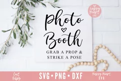 Photo Booth SVG / Photo Booth Sign / Wedding SVG Product Image 1
