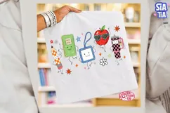 Cute School Supplies Characters PNG Product Image 6