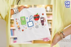Cute School Supplies Characters PNG Product Image 7
