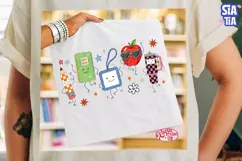 Cute School Supplies Characters PNG Product Image 8