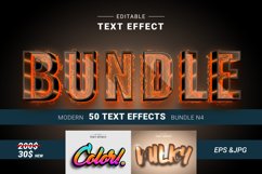 Editable Text Effects Bundle for Illustrator. Vector files Product Image 1