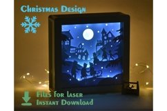 Snow Shadowbox - Laser Templates For CNC-machines Product Image 1