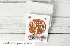 Happy 30th Birthday Money Holder SVG with Stars Product Image 2