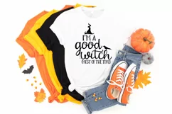 I'm A Good Witch Most Of The Time Halloween SVG Product Image 2